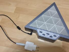 LED trikampio formos kaleidoskopas
