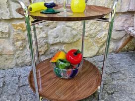 Vintažinis mid century servantas/baro vežimėlis
