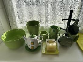 Žaliu indu, staltiesės, kilimėlių rinkinys