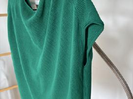Medvilninis žalias Massimo Dutti megztinis, Xs