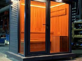 Premium kedro ir aliuminio pirtis Tik 3499 Eur