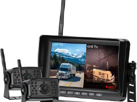 7 Ahd LCD monitorius ir dvejos bevielės HD kameros