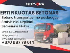 Betonas / betono siurblys / lego betoniniai blokai
