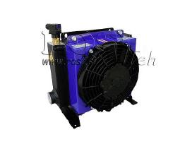 Hidraulinis alyvos aušintuvas 12v, 24v ir 230v