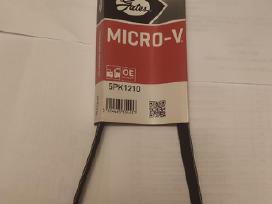 V formos rumbuoti diržai 5pk1210