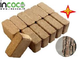 Briketai, granules tamsios 990 kg. 350 eu