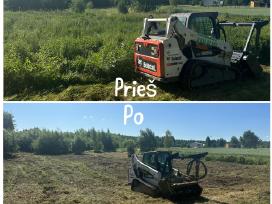 Apleistų sklypų tvarkymas, vejos įrengimas