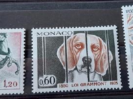 Monakas 1975 šuo,katė,arklys, švarus