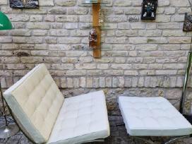 Vintažinis Bauhaus st.fotelis su pakoju