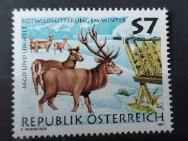 Austrija 1997 elniai, švarus Michel Nr 2216