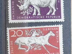 Vokietija(ddr)1956 zoologijos sodas, švarus, Mich