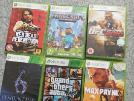 Xbox 360 žaidimai minecraft, gta 5, ufc Panevėžyje