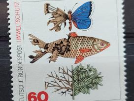 Vokietija 1981 žuvis,drugelis ,švarus, Michel Nr1