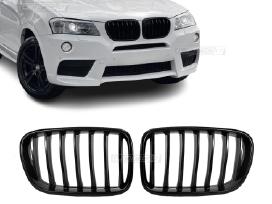 Bmw X3 F25 skirtos juodos Priekinės Grotelės