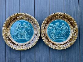 Majolica stiliaus lėkštės