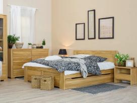 Ąžuolinė lova masyvas 160x200 Vilnius 1218€