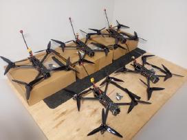 Nauji Mark4 7' fpv dronai