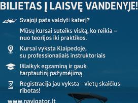 Laivavedžių kursai - nuotoliniai mokymai