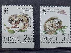Estija 1994 Wwf vovere , švarus, Michel Nr.229-23