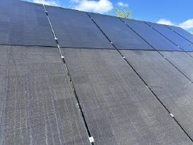 Saulės elektrinių modulių valymas = efektyvumas