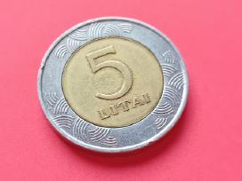 1999 metų 5 litai su broku *