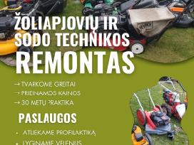 Vejapjovių (žoliapjovių) sodo tech remontas Kaunas
