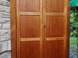 Vintažinė mid century kampinė tikmedžio indauja