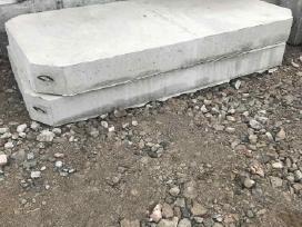 Pamatu blokai ir betoninės kelio plokštes