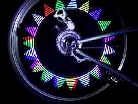 14 LED Rgb Dviračio Ratų Stipinų Žibintai 2 vnt