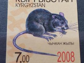Kirgizija 2008 žiurke, švarus, Michel 509b