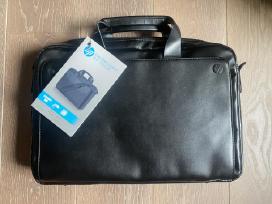 Hp executive black leather portfelis