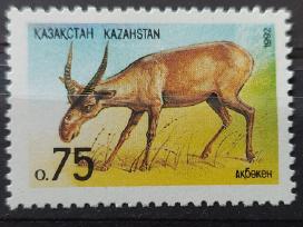 Kazachstanas 1992 gyvunas, švarus, Michel 11
