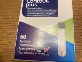 Parduodu Contour diagnostinės juostelės Plus, 50 v