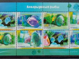 Baltarusija 2006 akvariumo žuvys,švarus,lapelis Mi