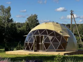 7m 40kv. glamping Gk kupolas, pavėsinė, vasarnamis