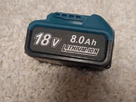 18v 8000mah makitos akumuliatoriai
