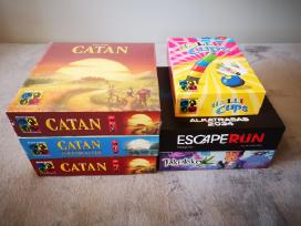 Stalo žaidimai Catan, Escape Run, Halli Cups