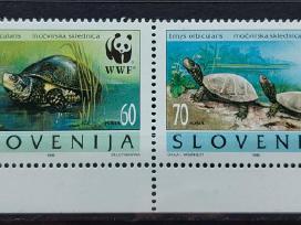 Slovėnija 1996 Wwf vežliai, švarus,michel 131-134