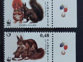 Slovėnija 2007 Wwf voveres, švarus,michel 636-639
