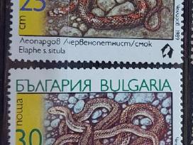 Bulgarija 1989 gyvates, švarus Michel 3784-3789