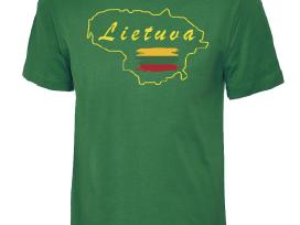 Marškinėliai Lietuva (žali balti, juodi) po 10 eur