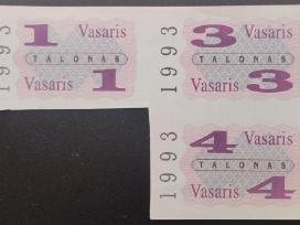 Lietuva 1993 vasario mėn. maisto talonai