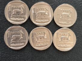 Pietų Afrika Par 1 Rand 1992,94, 97, 98, 2000, 08