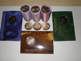 Lietuva 2€ monetos,ritinėliai,rinkiniai