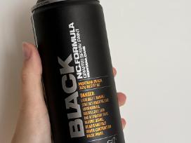 Aerozoliniai matiniai dažai Montana Black 400ml