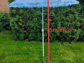 Didelis skėtis .Diametras 1m80cm.koto ilgis 1m99cm