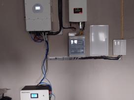 Saulės elektrinių montavimas ir įranga vietoje
