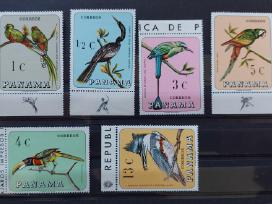 Panama 1967 paukščiai,švarus Michel 989-994