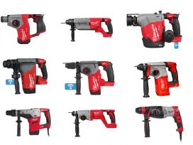 Milwaukee Perforatoriai M12/m18 akumuliatoriniai