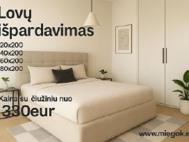 Lova ir Čiužinys nuo 330eur